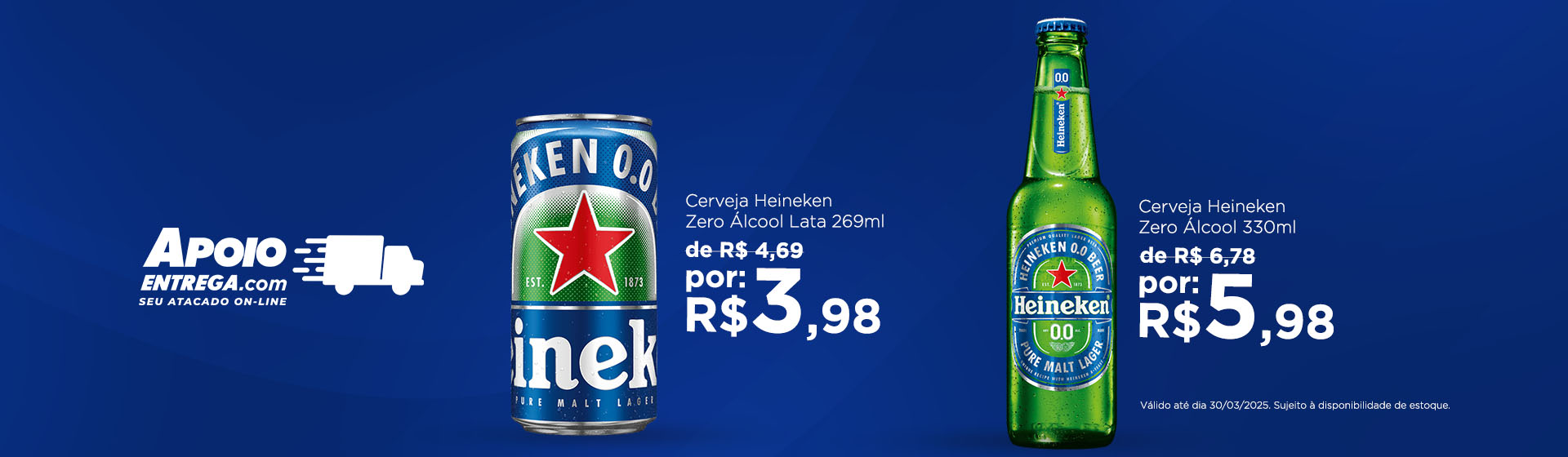 Heineken Zero até 30/03
